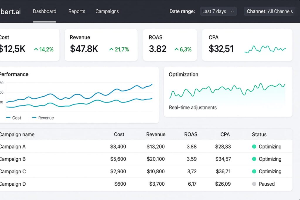 Albert automates media buying with ai tools for winning ad campaigns in 2025 across Google, Facebook, and Bing.

