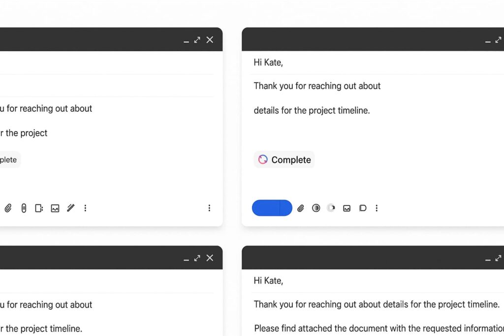 “Workspace showing top free AI Chrome extensions that save time, used in real productivity setup (2025)”
