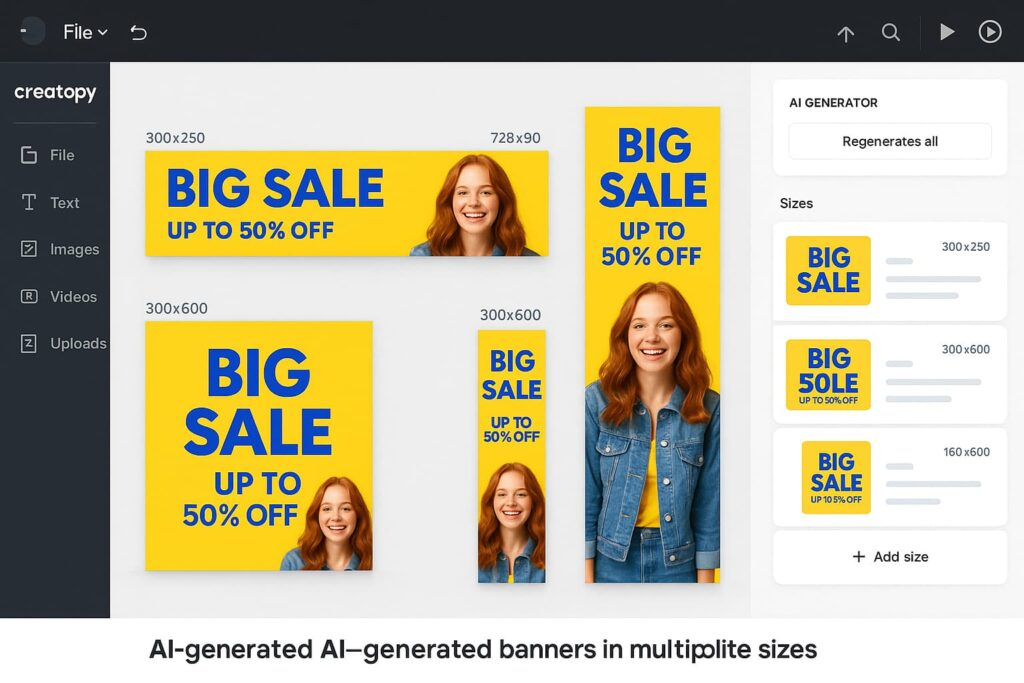 Creatopy supports scalable design workflows using ai tools for winning ad campaigns in 2025.
