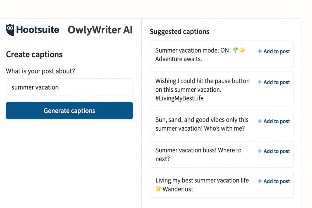 Best AI tools for social media content creation in 2025