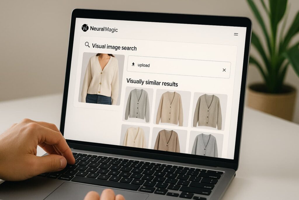 Neural Magic empowers image-based product search with AI tools for Shopify sellers.