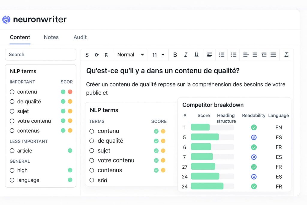 NeuronWriter stands out among ai seo tools to skyrocket traffic in 2025 for its multilingual NLP optimization.