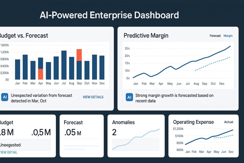 Planful provides anomaly alerts and predictive models, ideal for enterprise-grade ai tools for financial forecasting.