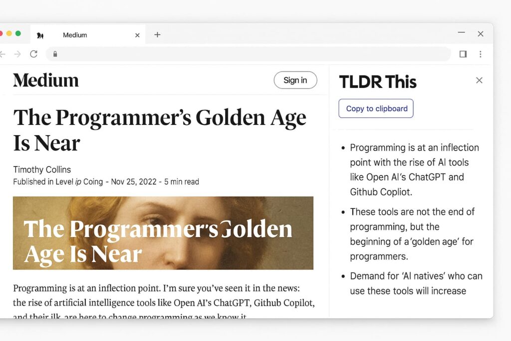 “Workspace showing top free AI Chrome extensions that save time, used in real productivity setup (2025)”