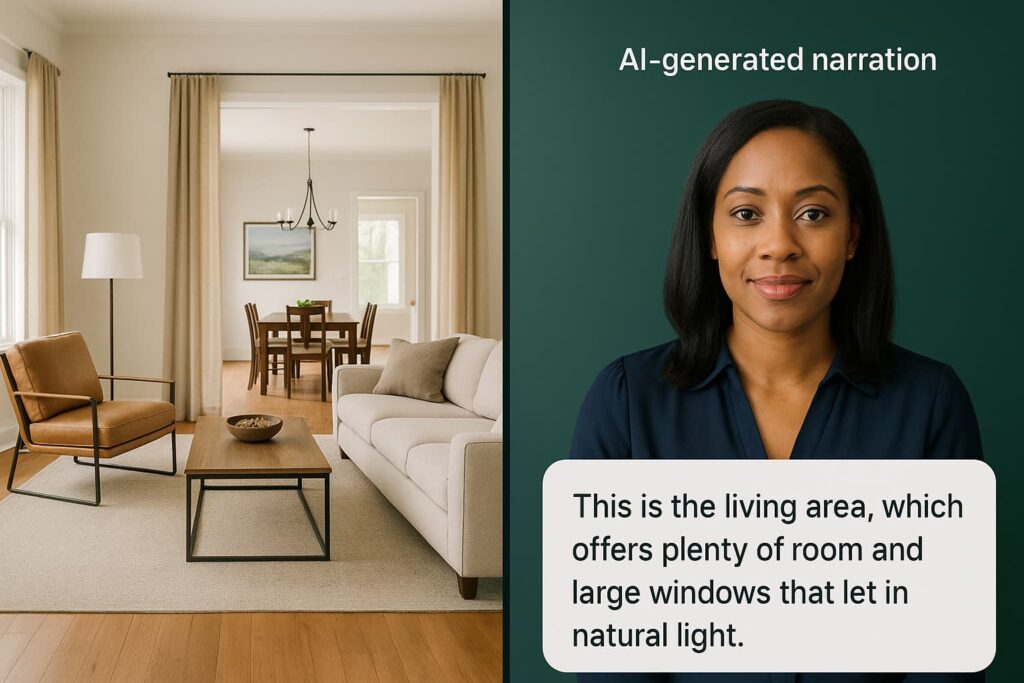 Urbanimmersive creates immersive 3D tours with AI narration to support remote buyers using ai tools for real estate marketing.
