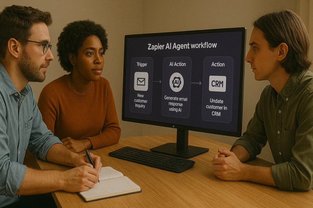 Zapier AI Agent auto-sending emails after form submission, ideal for teams using the best LLM agent tools you should know in 2025